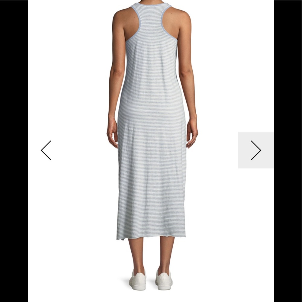 ATM Striped Racerback Tank Dress - Picture 4 of 9